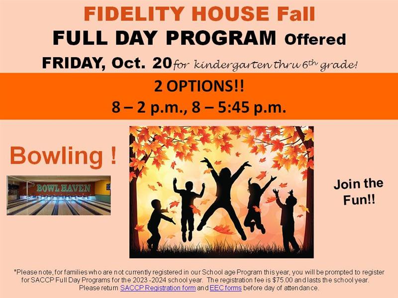 Fidelity House Online Registration by Recreation Management