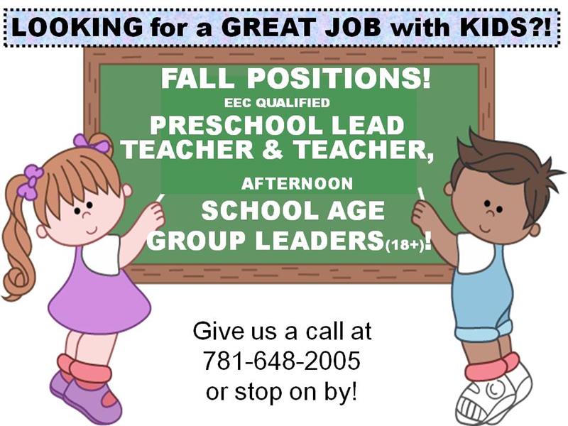 help wanted Fall 26